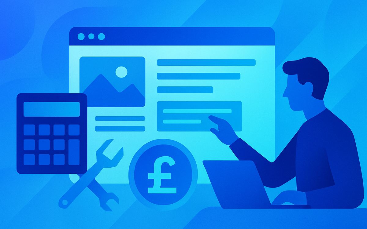 How much does a custom website cost in the UK?